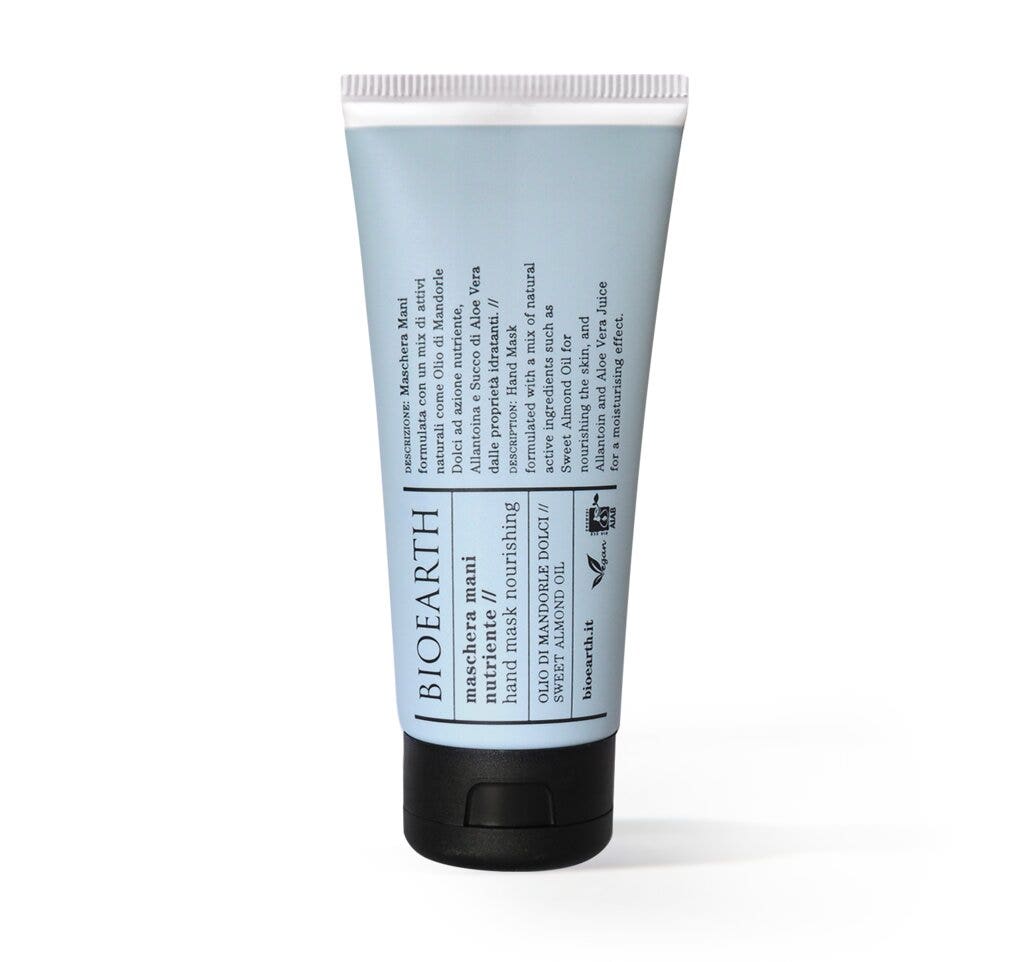 Bioearth Maschera Mani Nutriente Olio Mandorle Dolci 100ml-2