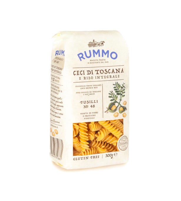 Rummo Pasta Di Legumi Fusilli Ai Ceci Senza Glutine 300g-2