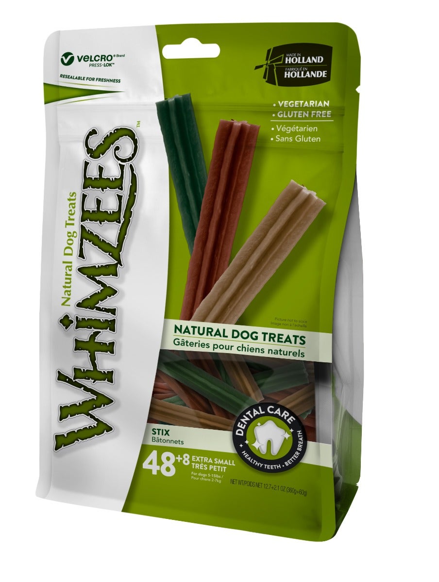 Whimzees Bastoncini Naturali Taglia XS 56 Pezzi-3