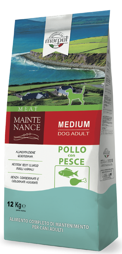 Marpet Maintenance Pollo/Pesce Cibo Secco Per Cani Adulti Taglia Medium Sacco 12 Kg-2