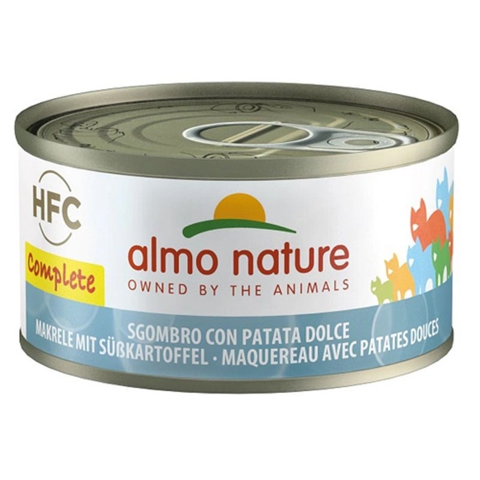 Almo Nature HFC Complete Cibo Umido Sgombro E Patata Dolce Per Gatti Adulti Lattina 70g-1