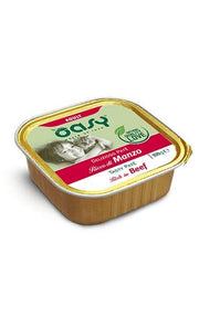 Oasy Delizioso Paté Gatto Adult Ricco di Manzo 100g-1