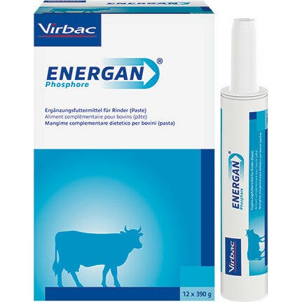 Energan Phospore Mangime Complementare Fosforo Per Bovini 12 Tubi Siringa-3