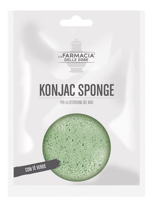 Farmacia Delle Erbe Konjac Sponge Tè Verde 1 Pezzo-1