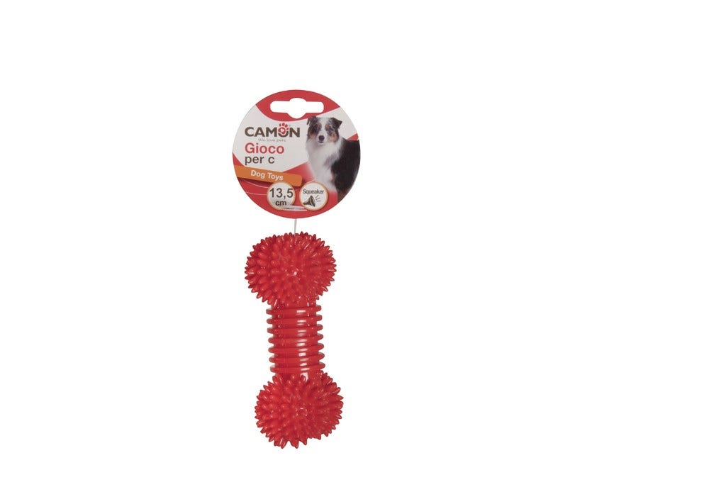Camon Gioco Osso Con Punte E Squeaker Per Cani -2