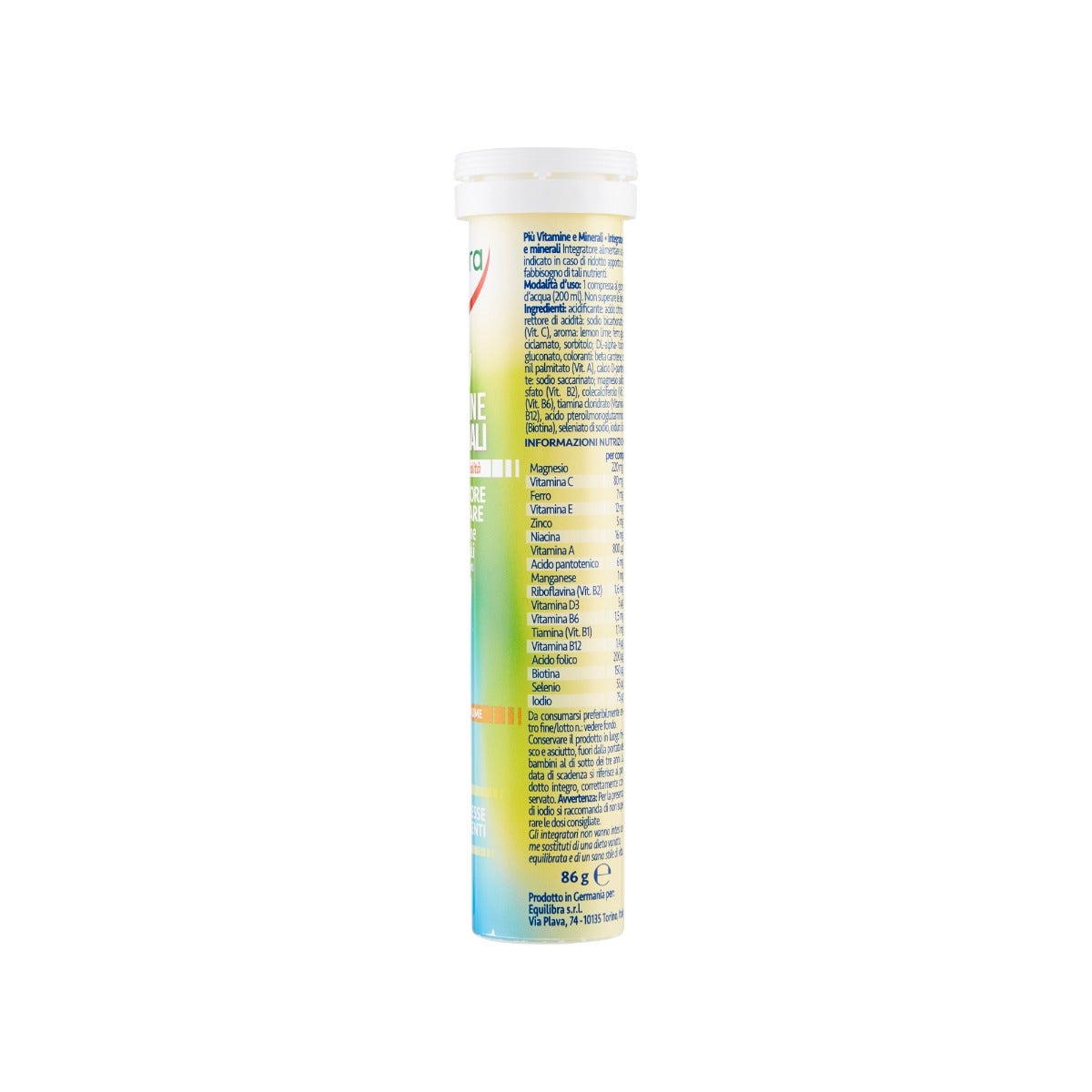 Equilibra Più Vitamine E Minerali 20 Compresse Effervescenti-4
