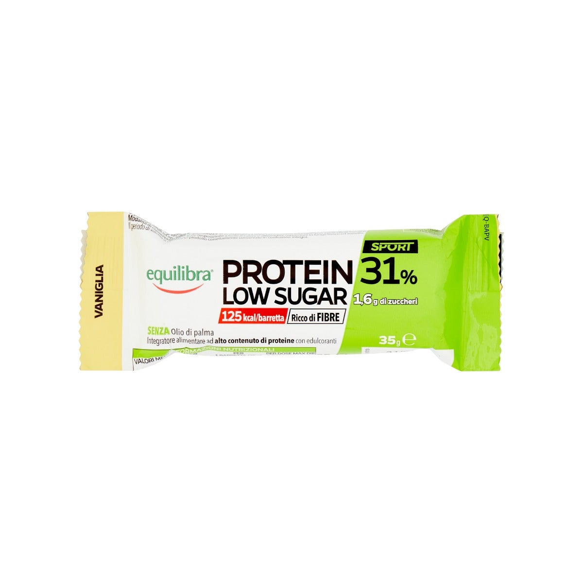 Equilibra Protein Low Sugar Bar Barretta Vaniglia 35g-5