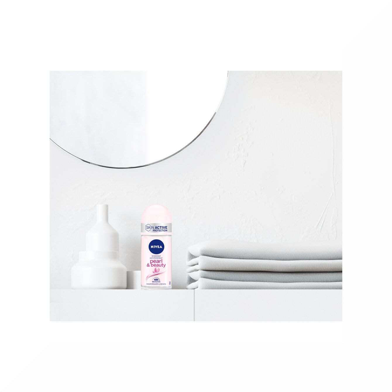 Nivea Pearl & Beauty Deodorante Roll On 50ml Donna Antitraspirante Per Una Pelle Morbida-6