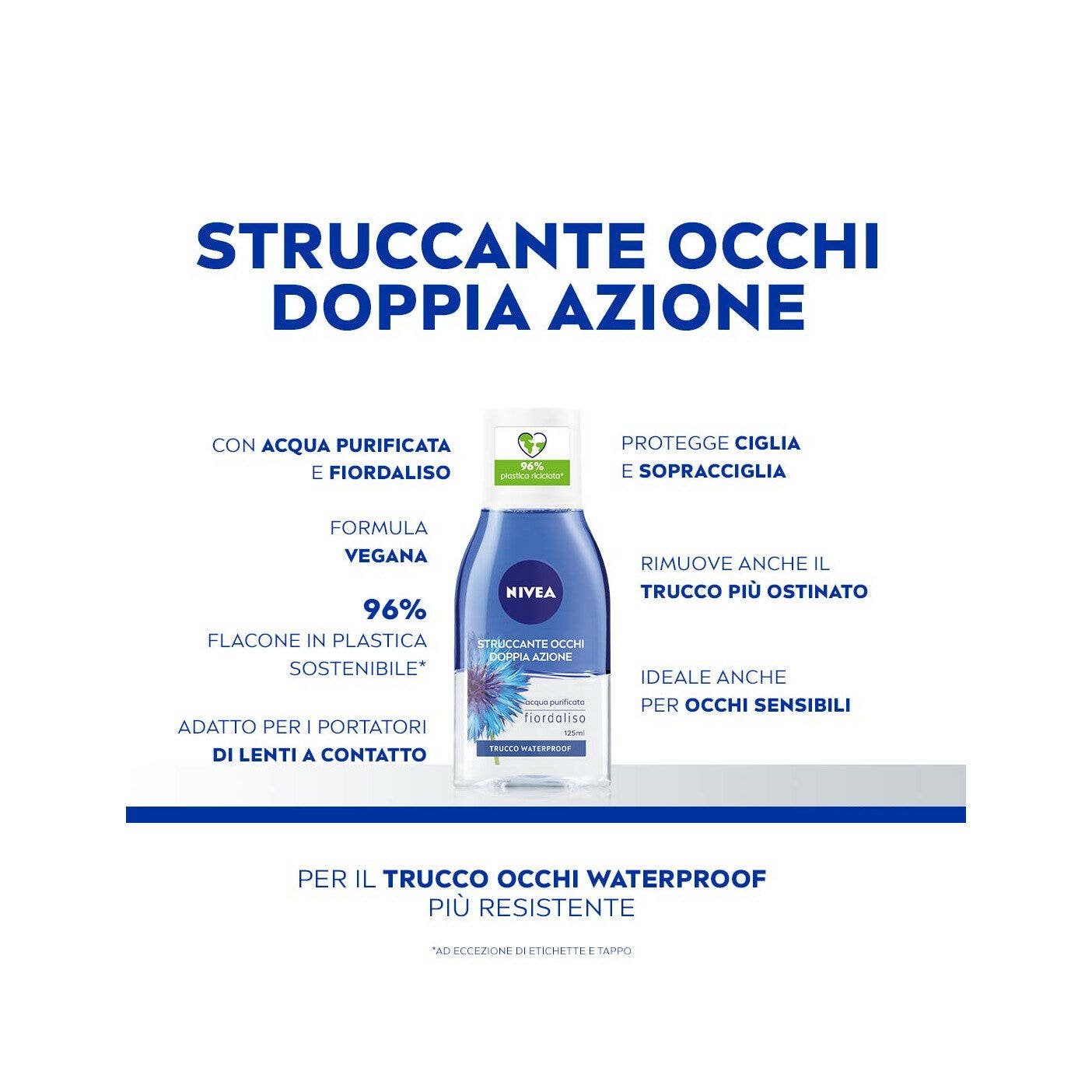 Nivea Struccante Occhi Doppia Azione Olio Struccante Bifasico Per Gli Occhi 125ml-2