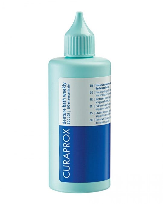 Curaprox BDC 105 Weekly Detergente Concentrato Dentiere/Apparecchi 100ml-2