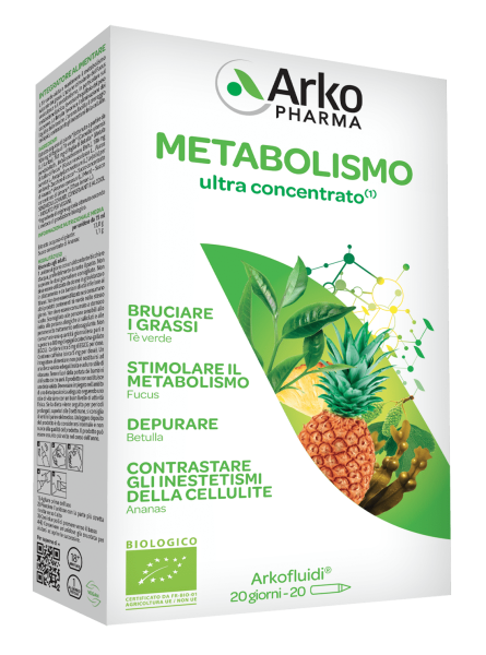 Arkopharma Arkofluidi Metabolismo Bio 20 Fiale