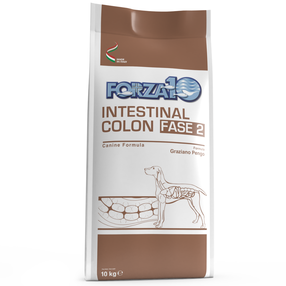 Forza10 Active Intestinal Colon Fase 2 Cibo Secco Cani Adulti Sacco 10kg-1