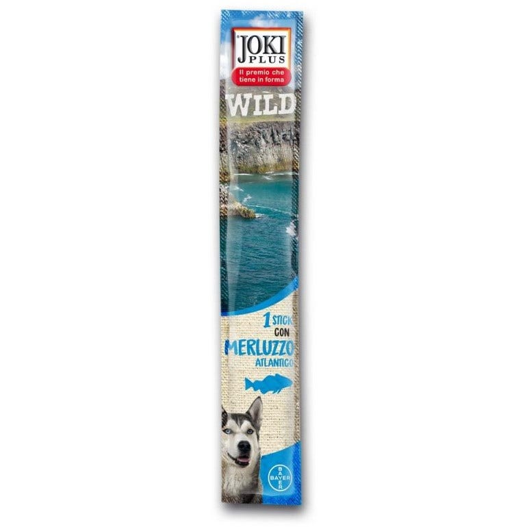 Joki Plus Wild Bastoncini Al Merluzzo Cani Adulti 12g-1
