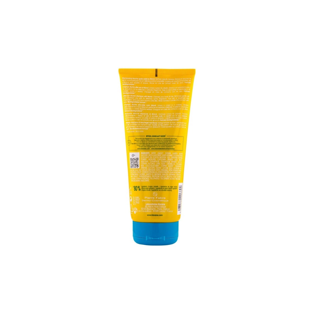 Klorane Shampoo Doccia Doposole Corpo Capelli 200ml-3
