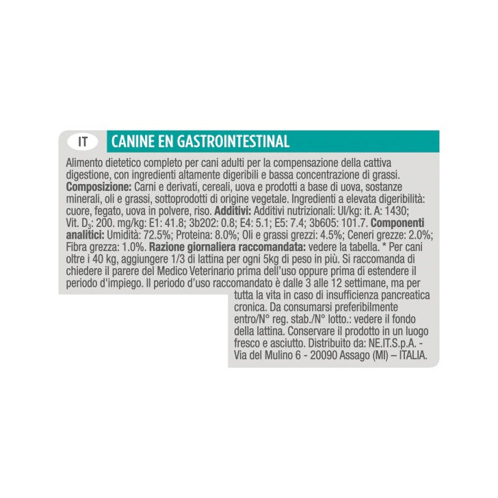 Purina Pro Plan Veterinary Diets Umido Cane EN Gastrointestinal Lattina 400g-4