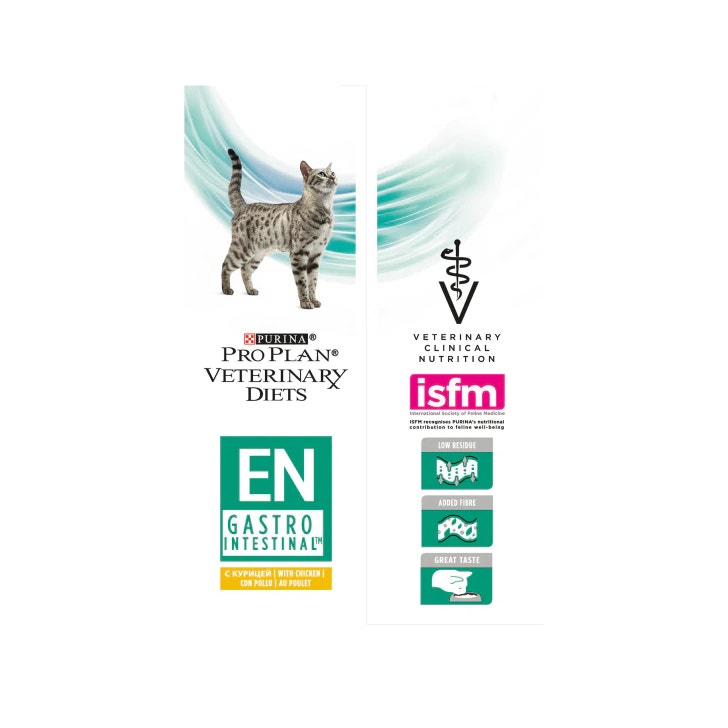 Purina Pro Plan Veterinary Diets Multipack Umido Gatto EN Gastrointestinal St/Ox Pollo 10 Bustine-4