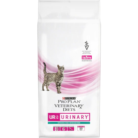 Purina Pro Plan Veterinary Diets Secco Gatto UR Urinary St/Ox Pesce Dell'Oceano Sacco 1,5kg-1