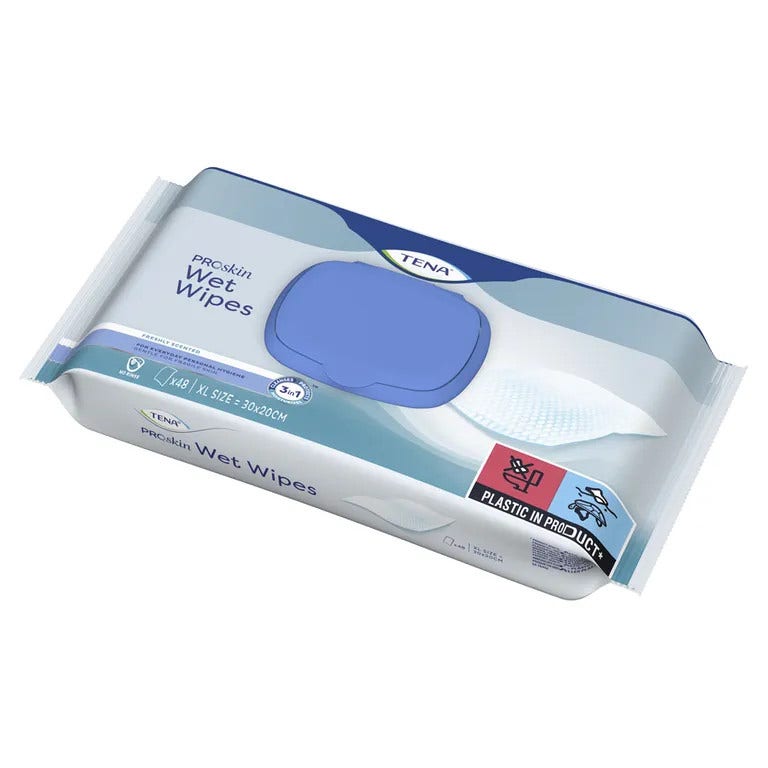 Tena Wet Wipe Salviettine Umidificate 48 Pezzi-2
