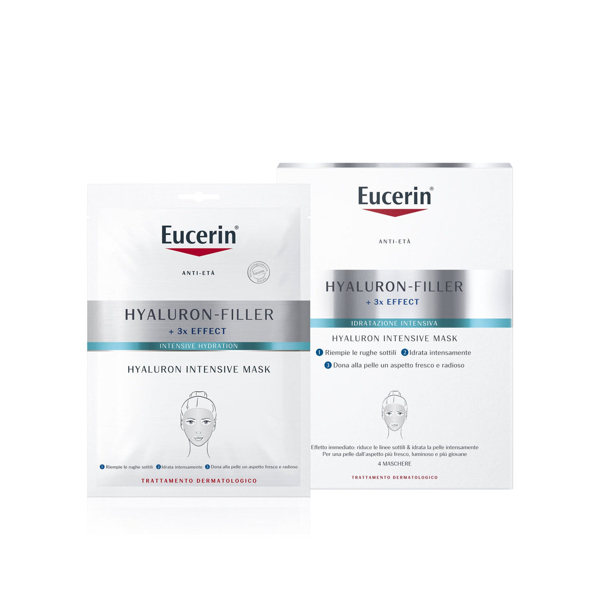 Eucerin Hyaluron-Filler Intensive Mask Maschera Intensiva Monodose trattamento-1