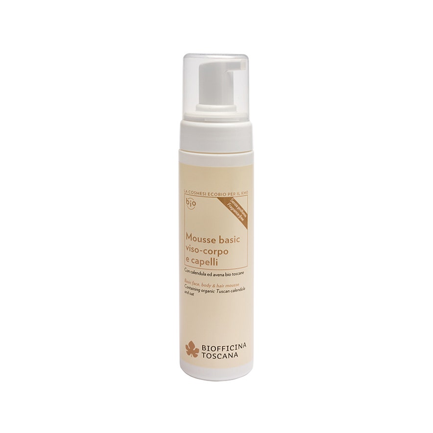 Biofficina Mousse Basic Viso Corpo Capelli 200ml-1