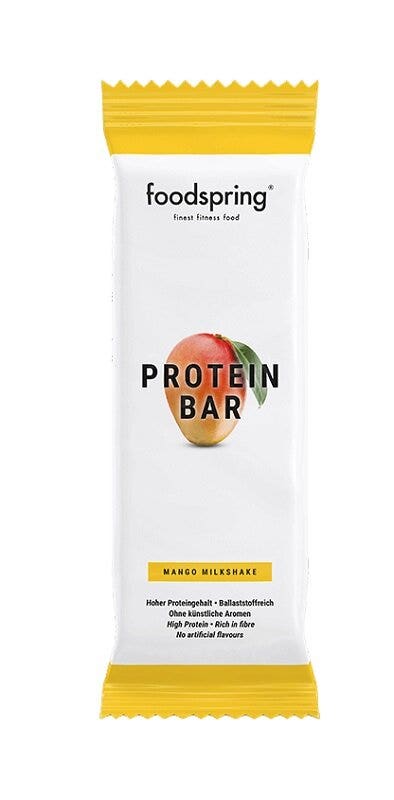 Foodspring Protein Barretta Milkshake Al Mango 60g-1