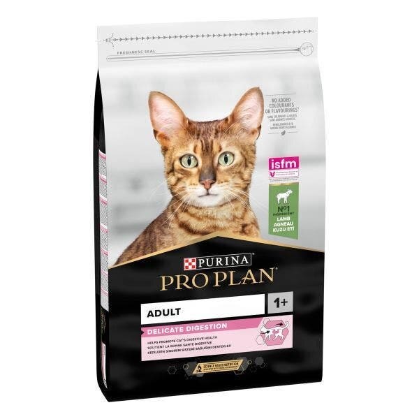 Purina Pro Plan Adult 1+ Delicate Digestion Cibo Secco Con Agnello Gatti Adulti Sacco 10 kg-3