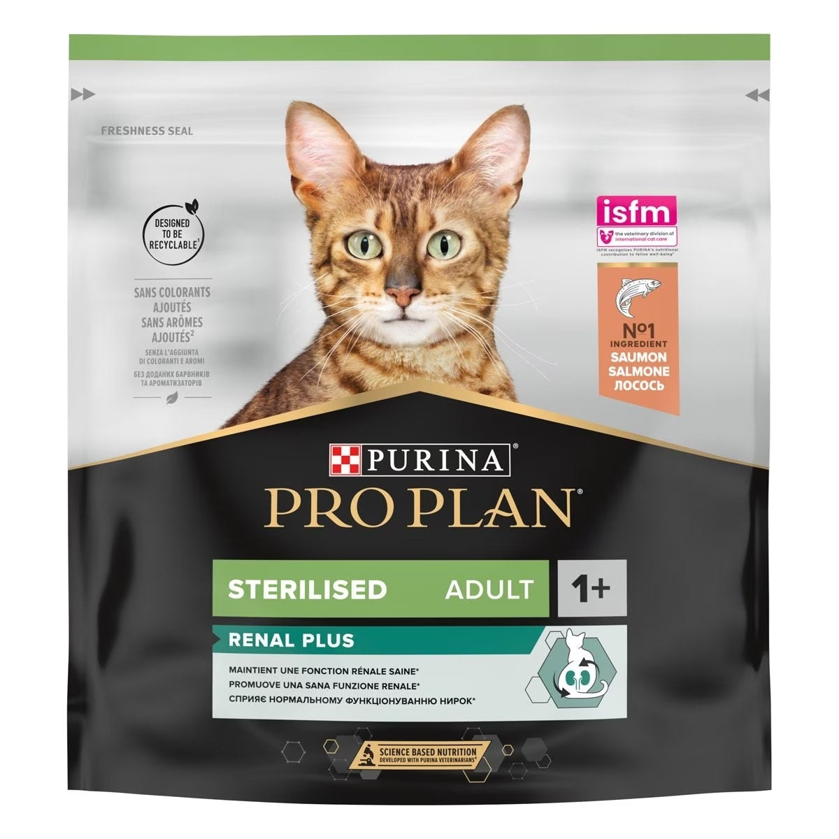 Purina Pro Plan Sterilised Adult 1+ Renal Plus Cibo Secco Con Salmone Gatti Adulti Bustina 400g-2