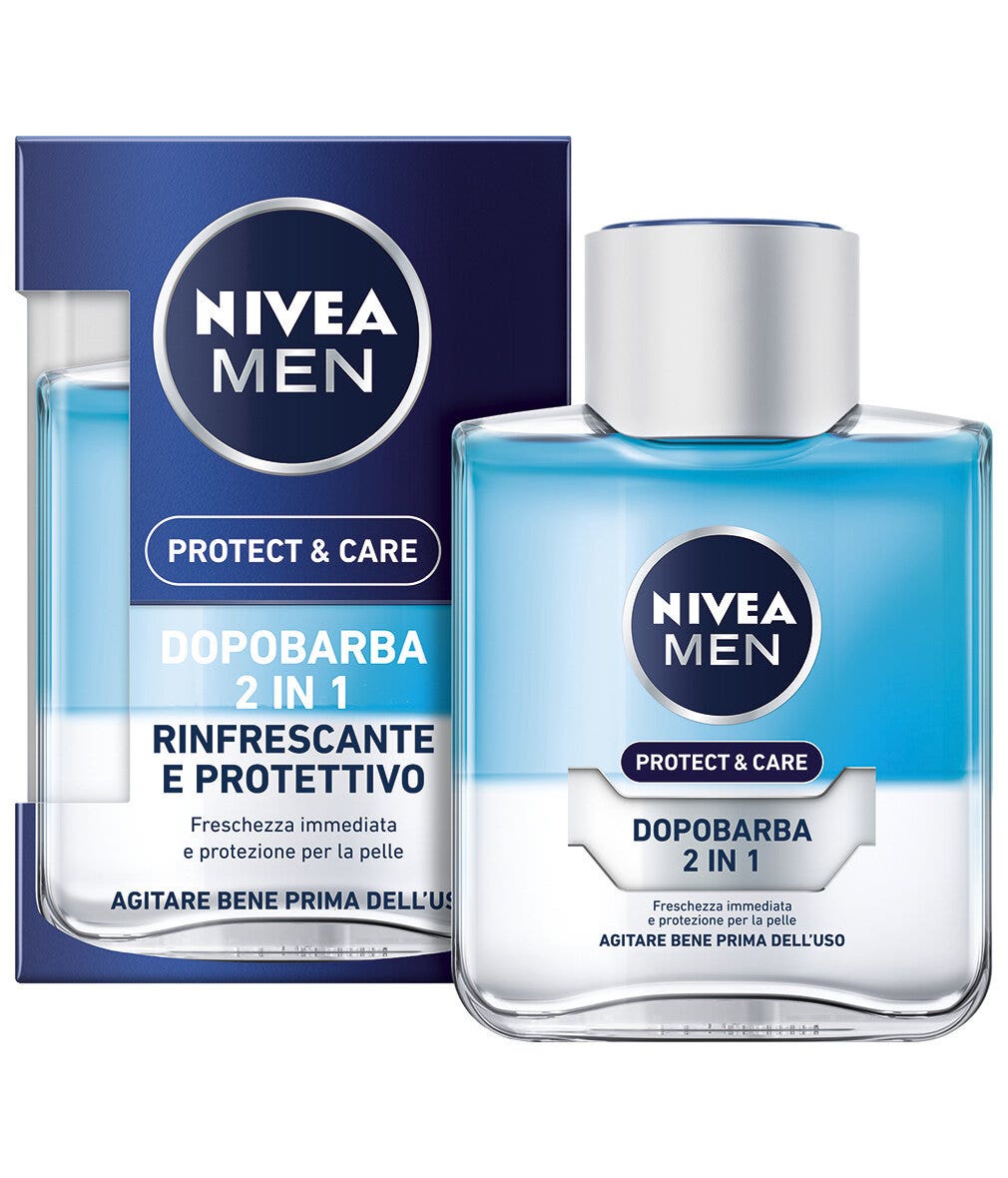 Nivea Men Protect & Care Dopobarba 2 in 1 Rinfrescante E Protettivo 100ml Dopobarba Lenitivo-3