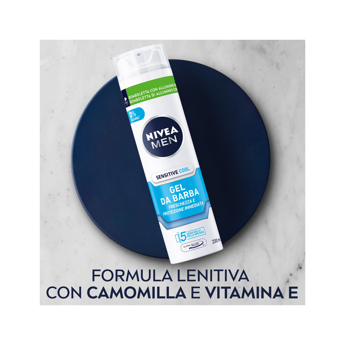 Nivea Men Sensitive Cool Gel Da Barba 200ml-6
