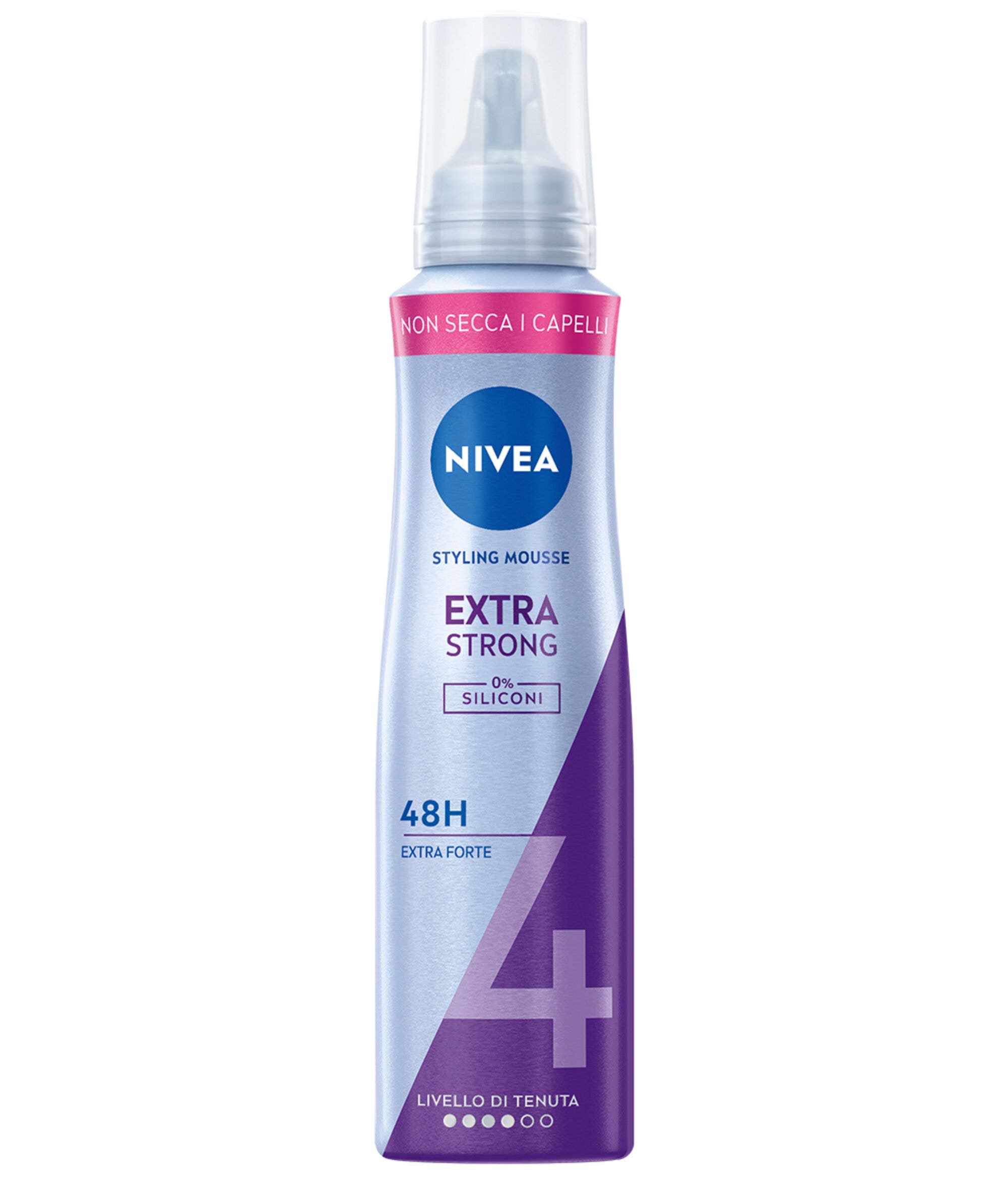 Nivea Styling Mousse Extra Strong Schiuma Per La Cura Capelli E Con Tenuta Extra Forte 150ml-1