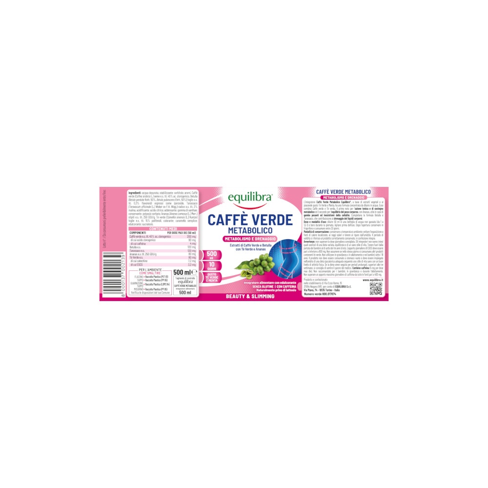 Equilibra Caffè Verde Metabolico 500ml-3