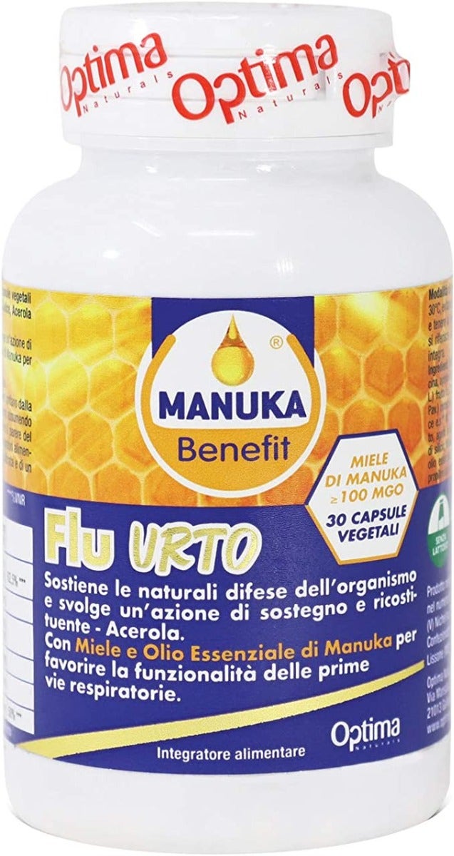 Optima Manuka Benefit Flu Urto 30 Capsule-1
