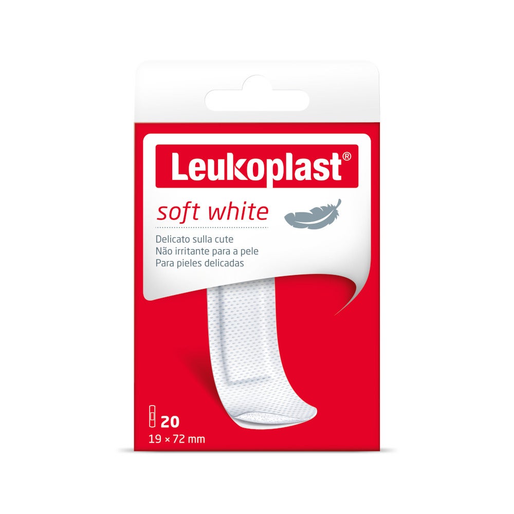Leukoplast Soft White Cerotti 72mmx19mm 20 Pezzi-2