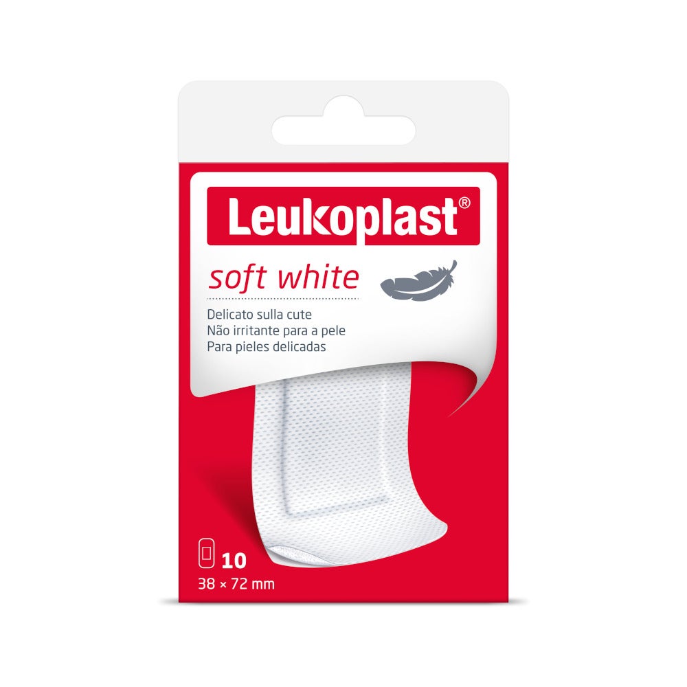 Leukoplast Soft White Cerotti 72mmx38mm 10 Pezzi-3