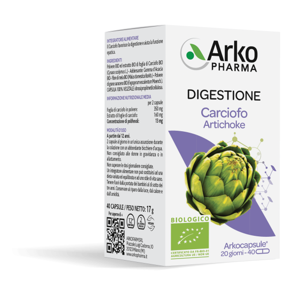 Arkopharma Carciofo Bio 40 Capsule