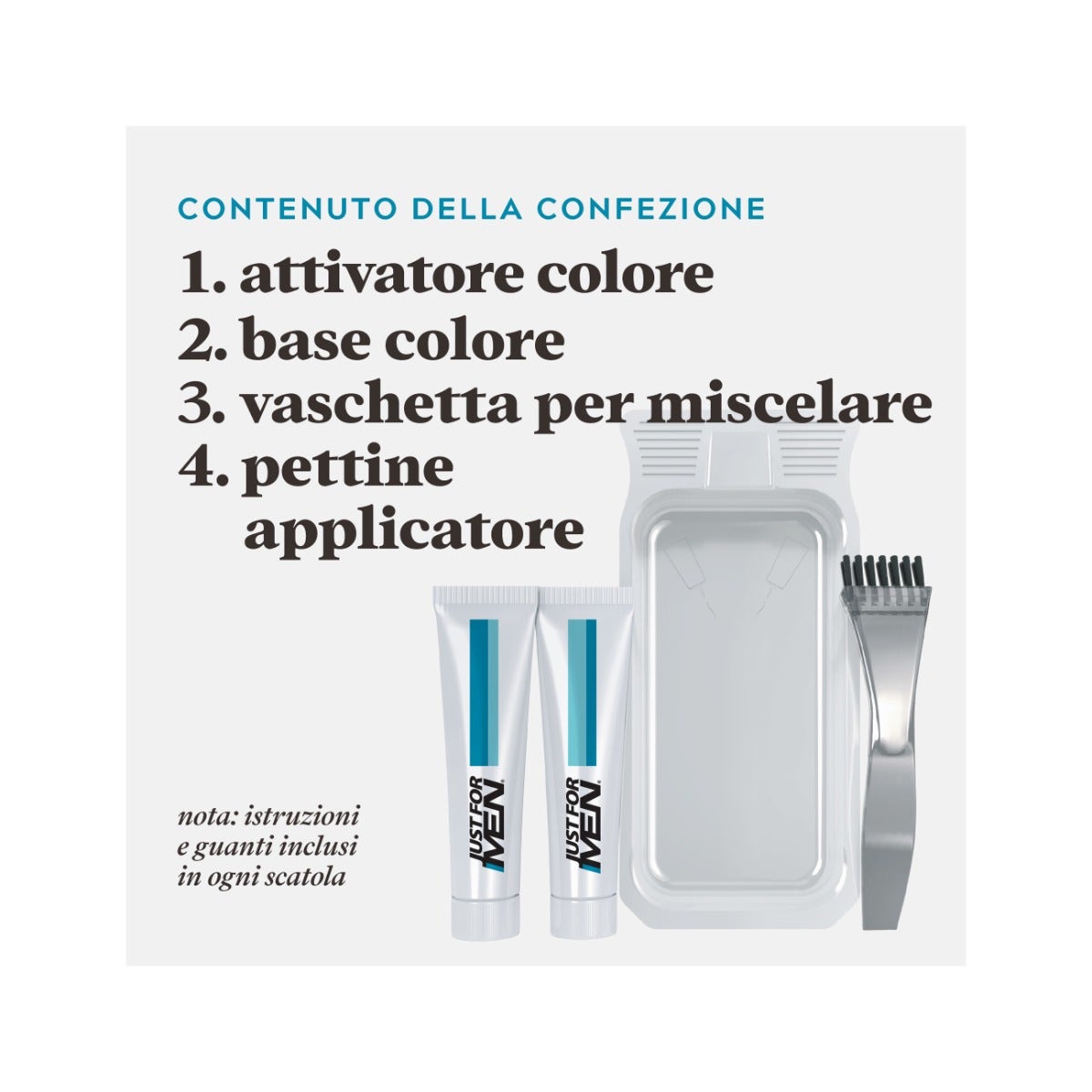 Just For Men Barba&Baffi M25 Castano Chiaro 51g-7