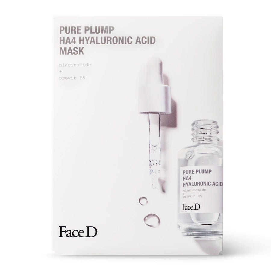 Face D Maschera Viso Pure Plump HA4 Acido Ialuronico-1
