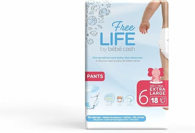 Freelife Bebe Cash Pants Taglia 6 Extra Large 18 Pezzi-2