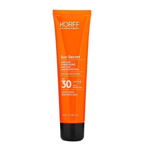 Korff Sun Secret Latte Solare Protettivo/Anti-age Corpo 100ml SPF30-1