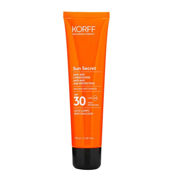 Korff Sun Secret Latte Solare Protettivo/Anti-age Corpo 100ml SPF30-1