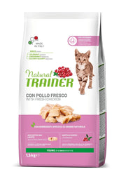 Natural Trainer Cibo Secco Per Gatti Giovani 7/12Mesi Sacco 1,5kg-1