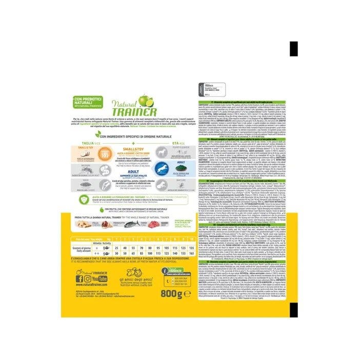 Natural Trainer Cibo Umido Con Manzo E Riso Per Cani Adulti Taglia Small Busta 800g-4