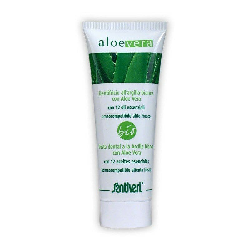 Santiveri Dentifricio Aloe Vera Gel Bio 75ml-1