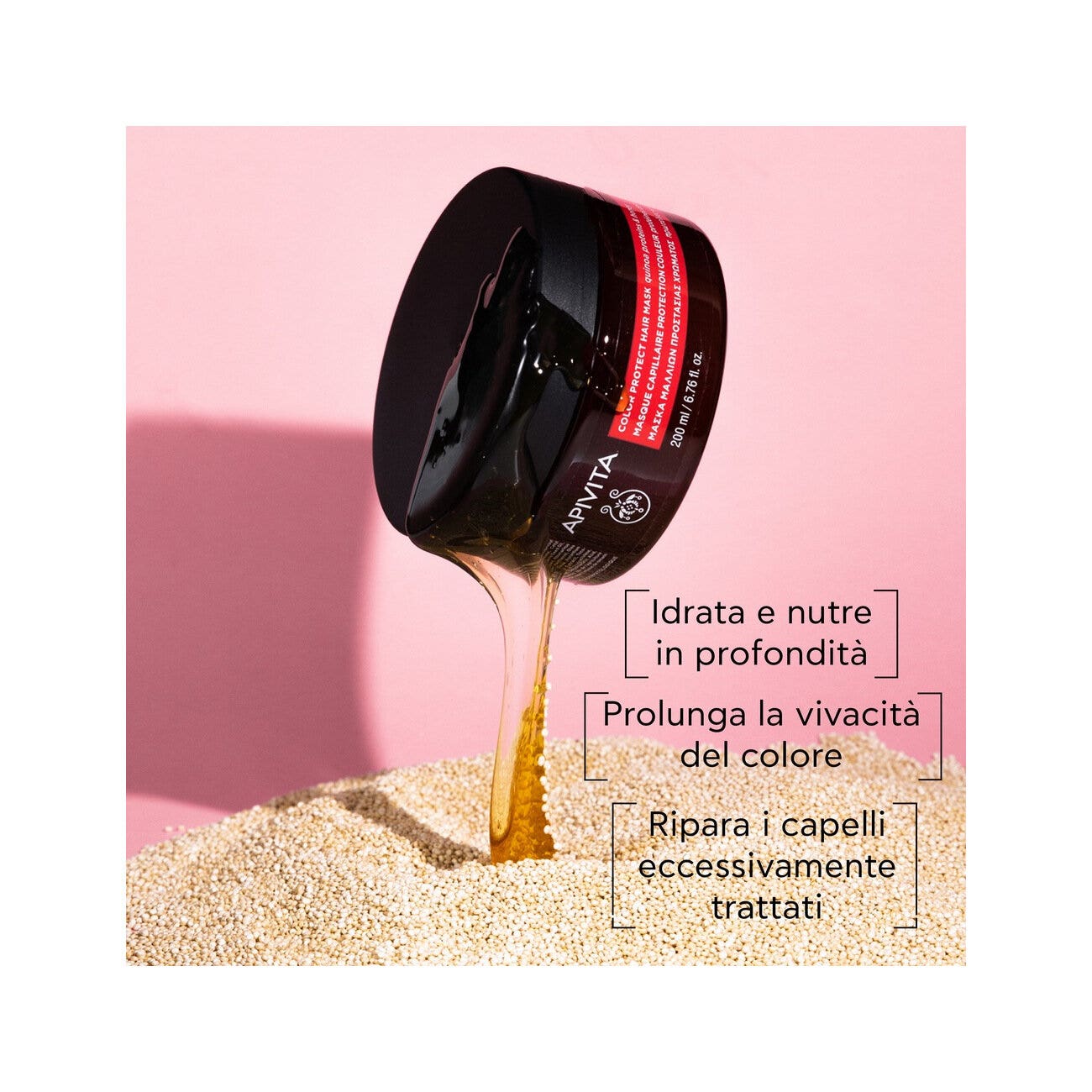 Apivita Maschera Capelli Protezione Colore 200ml-2