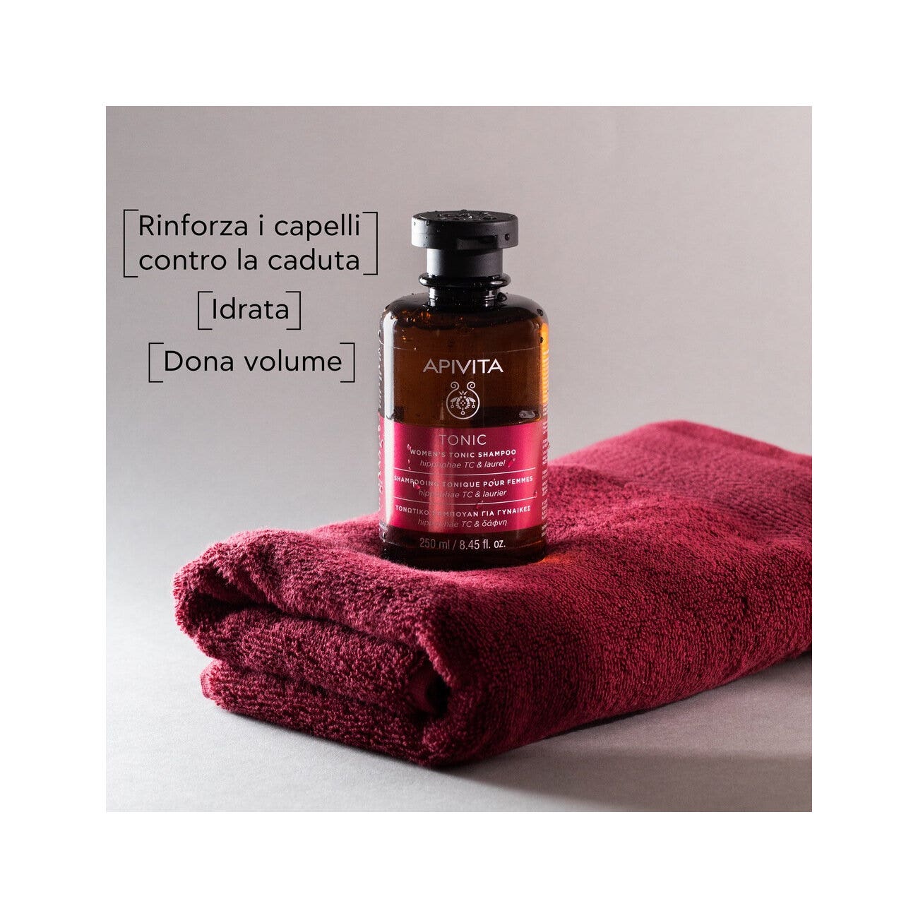 Apivita Shampoo Tonificante Donna Hippophae TC/Laurel 250ml-2