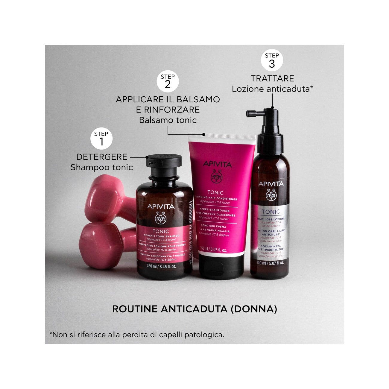 Apivita Shampoo Tonificante Donna Hippophae TC/Laurel 250ml-5