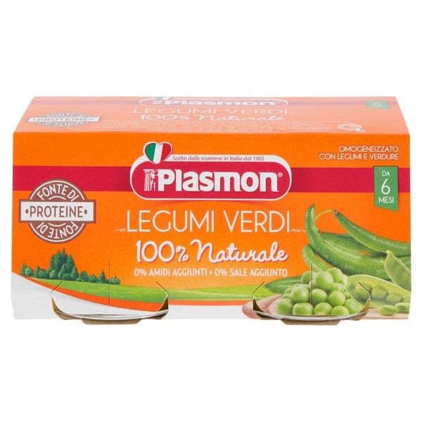 Plasmon Omogeneizzato Legumi Verdi 2x80g-1