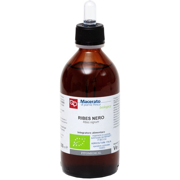 Fitomedical Ribes Nero Bio Tintura Madre Soluzione Idroalcolica 200ml-2