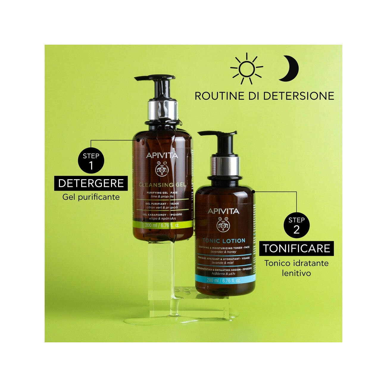 Apivita Gel Purificante Viso 200ml-5