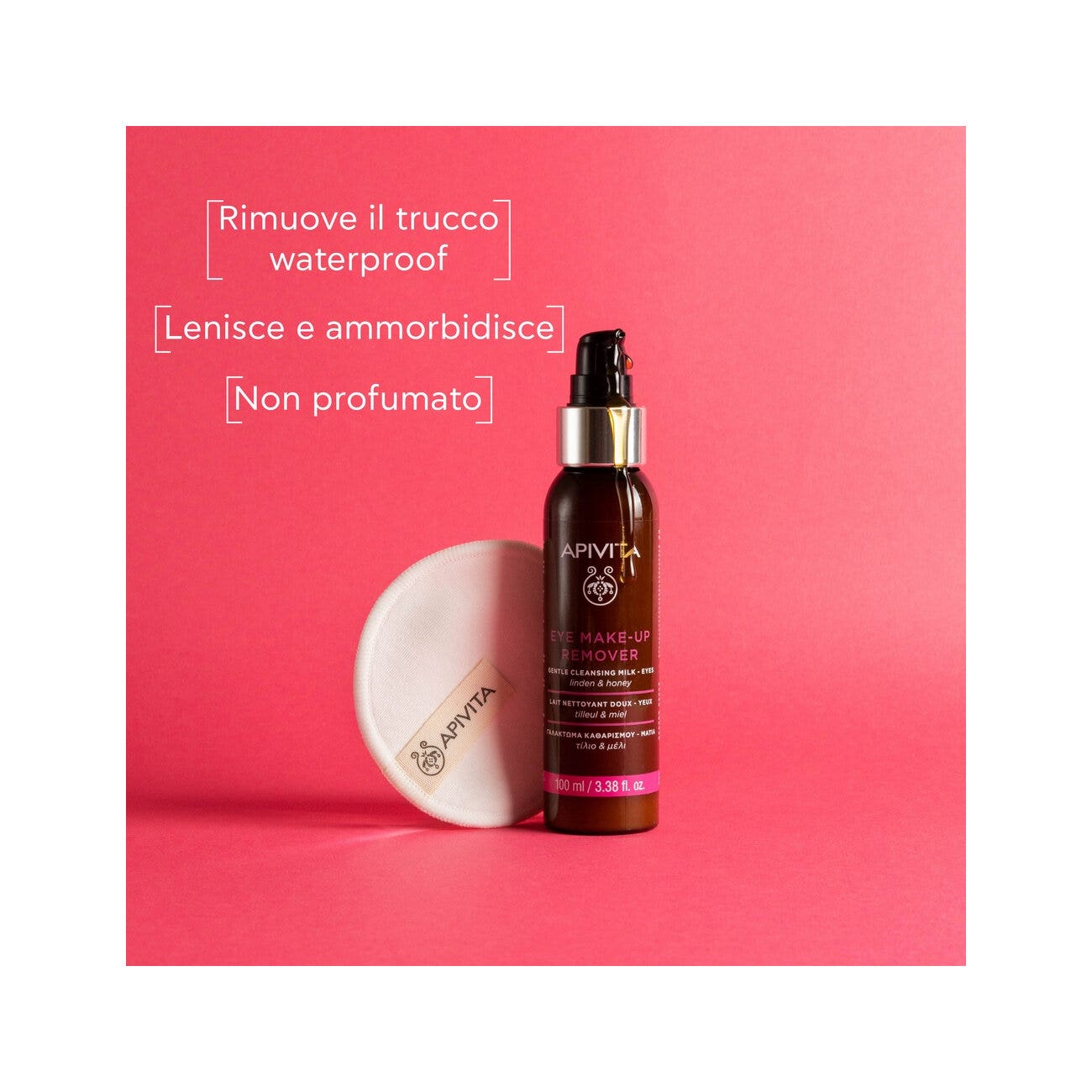 Apivita Latte Detergente Delicato Occhi 100ml-2